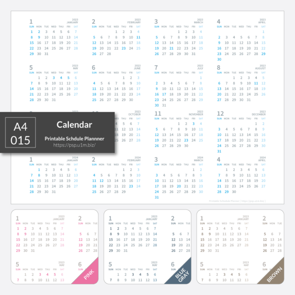 A4_015 Calendar