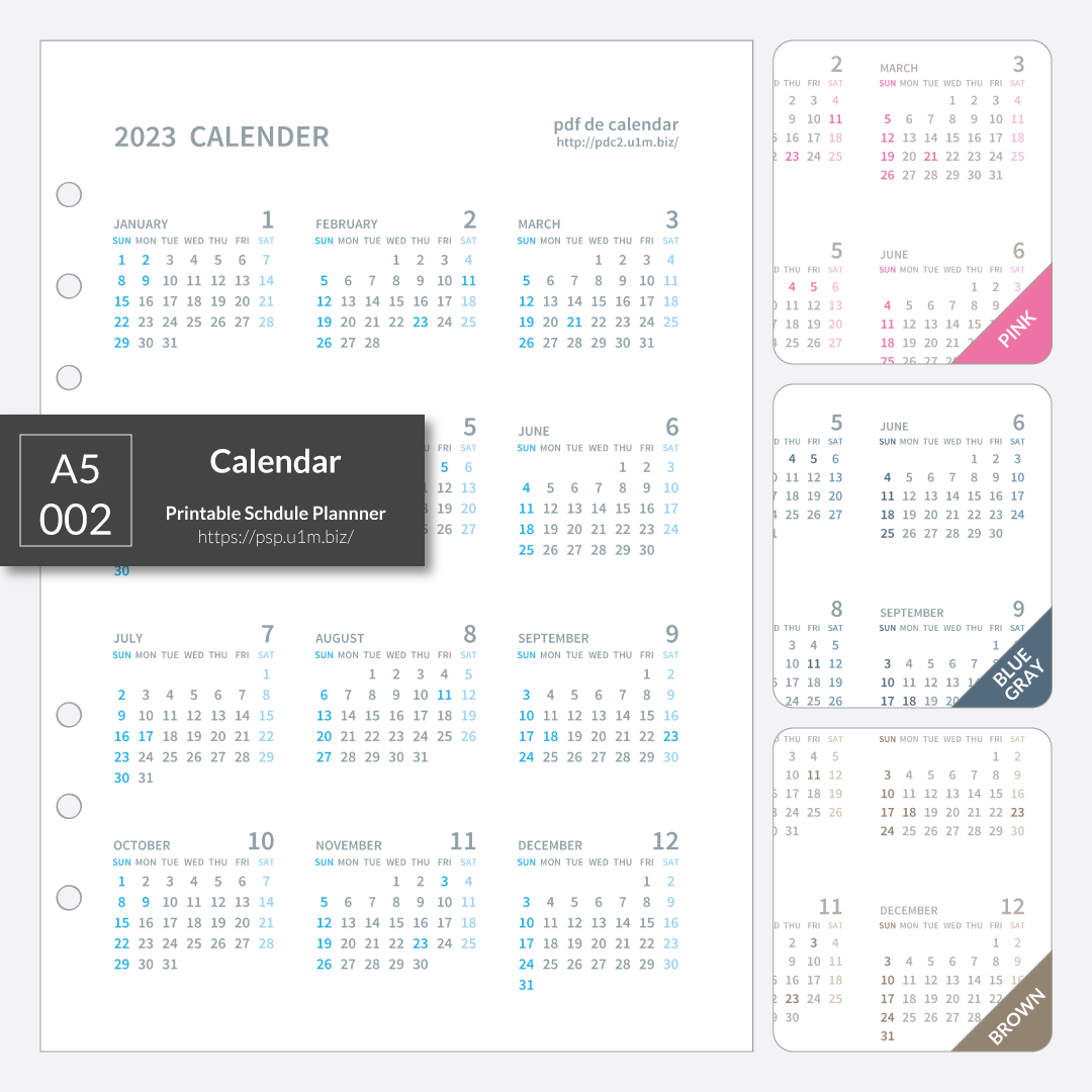 A5_002 Calendar