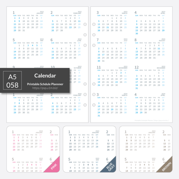 A5_058 Calendar