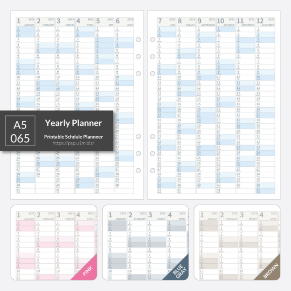 A5_065 Yearly Planner