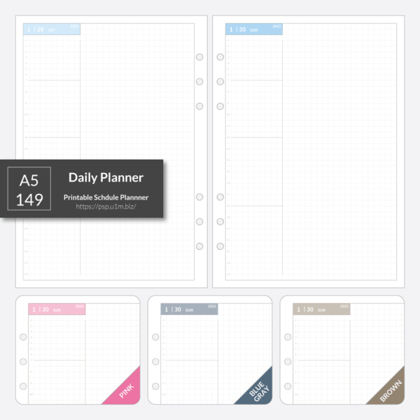 A5_149 Daily Planner