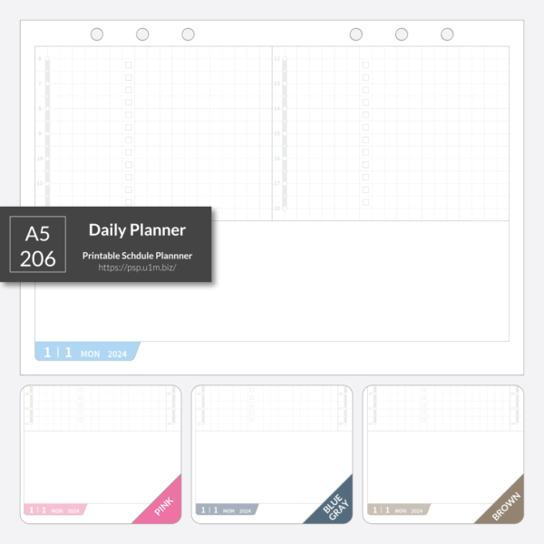 A5_206 Daily Planner