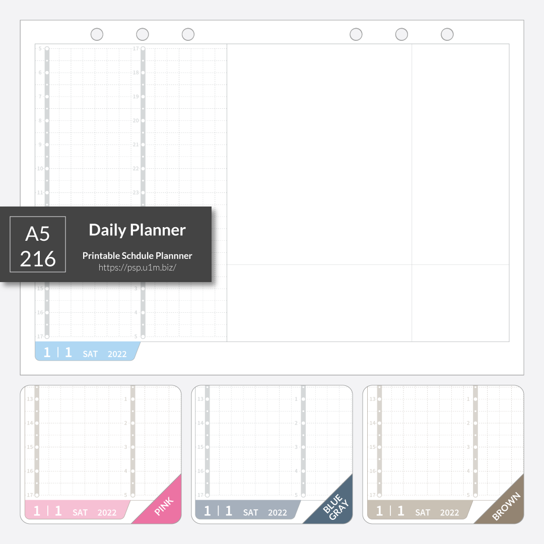 A5_216 Daily Planner