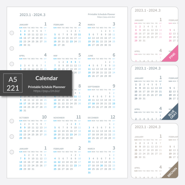 A5_221 Calendar