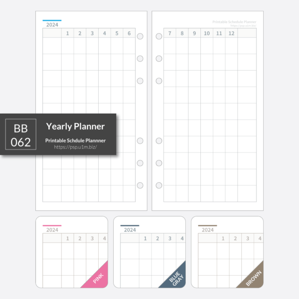 BB_062 Yearly Planner