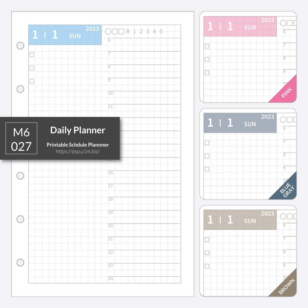 M6_027 Daily Planner