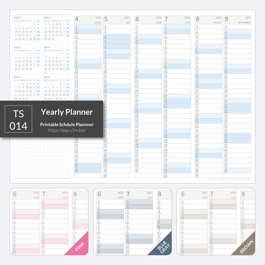 TS_014 Yearly Planner